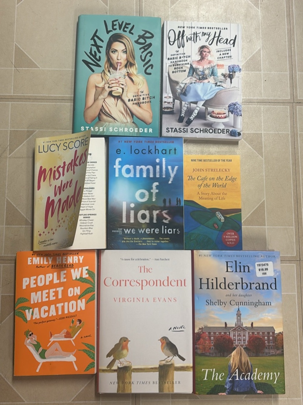 Assorted Book Lot - Mix of Fiction & Memoir